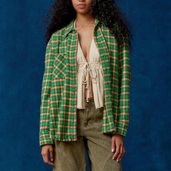 NEW UO BDG Brixton Button Down Flannel - Picture 8 of 8